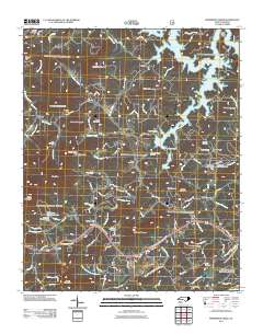 Persimmon Creek 2011 topographic map thumbnail