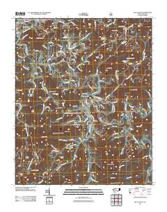 Sylva South 2011 topographic map thumbnail