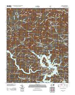 Unaka 2011 topographic map thumbnail