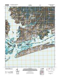 Swansboro 2011 topographic map thumbnail