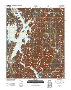 Badin 2011 topographic map thumbnail