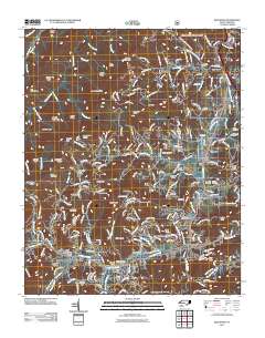 Dellwood 2011 topographic map thumbnail