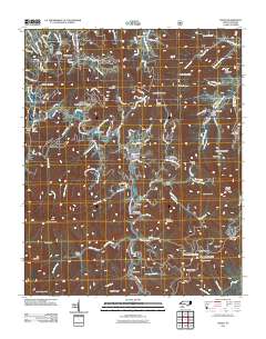 Cruso 2011 topographic map thumbnail