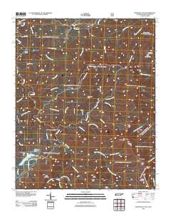 Whiteoak Flats 2011 topographic map thumbnail
