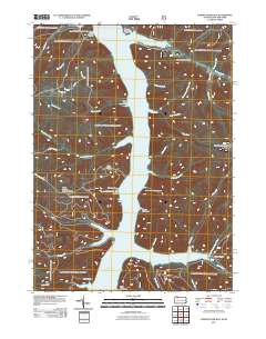 Cornplanter Run 2011 topographic map thumbnail