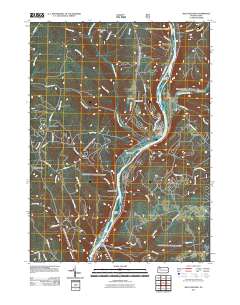 West Hickory 2011 topographic map thumbnail