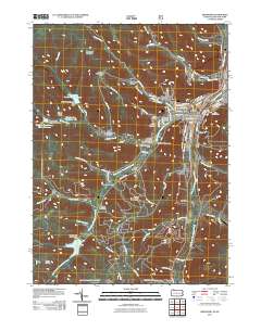 Bradford 2011 topographic map thumbnail