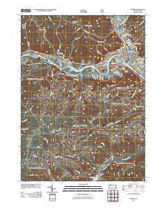 Warren 2011 topographic map thumbnail