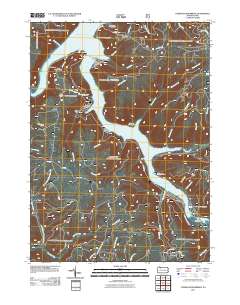 Cornplanter Bridge 2011 topographic map thumbnail
