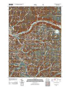 Clarendon 2011 topographic map thumbnail