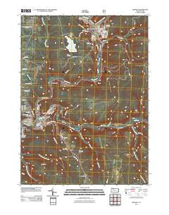 Ridgway 2011 topographic map thumbnail