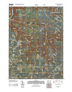 Tylersburg 2011 topographic map thumbnail