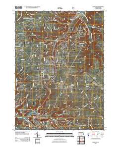 Lewis Run 2011 topographic map thumbnail