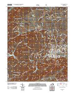 Pulaski 2011 topographic map thumbnail