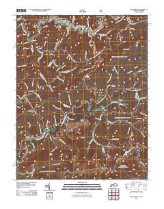 Whitesburg 2011 topographic map thumbnail