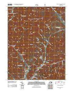 West Augusta 2011 topographic map thumbnail