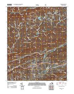 Keokee 2011 topographic map thumbnail