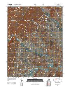 Briery Branch 2011 topographic map thumbnail