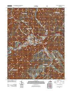 Clifton Forge 2011 topographic map thumbnail