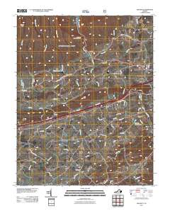 Crockett 2011 topographic map thumbnail
