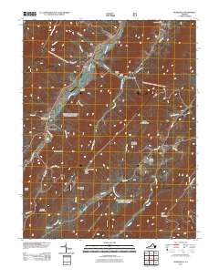 Burnsville 2011 topographic map thumbnail