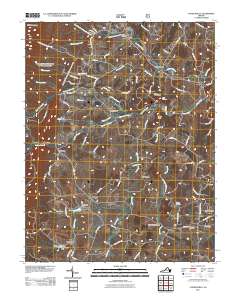 Churchville 2011 topographic map thumbnail