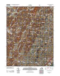 Conicville 2011 topographic map thumbnail