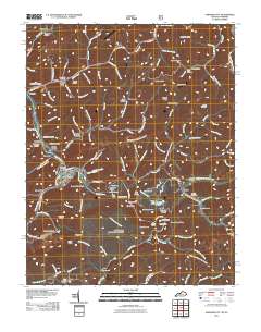 Elkhorn City 2011 topographic map thumbnail