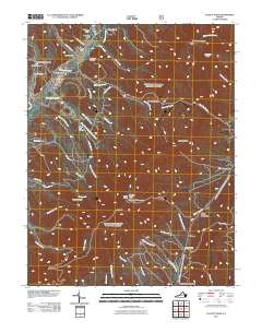 Elliott Knob 2011 topographic map thumbnail