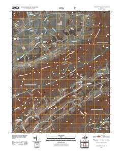 Garden Mountain 2011 topographic map thumbnail