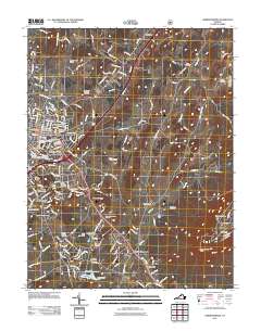 Harrisonburg 2011 topographic map thumbnail