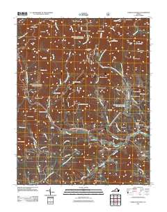 Forks of Buffalo 2011 topographic map thumbnail