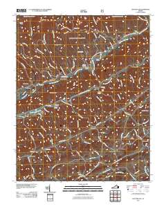 Hayters Gap 2011 topographic map thumbnail
