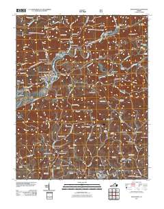 Dungannon 2011 topographic map thumbnail