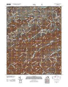 Konnarock 2011 topographic map thumbnail