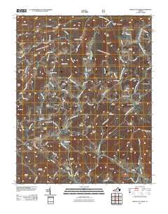 Middle Fox Creek 2011 topographic map thumbnail