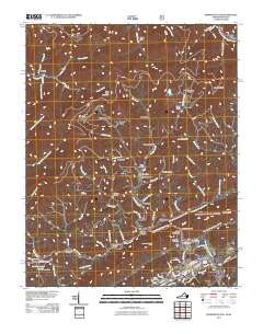 Pennington Gap 2011 topographic map thumbnail