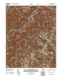 Laurel Bloomery 2011 topographic map thumbnail