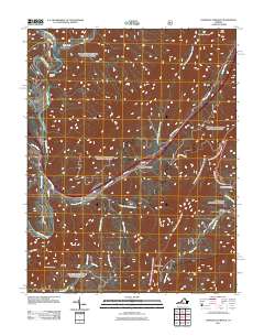 Longdale Furnace 2011 topographic map thumbnail