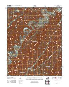 Nimrod Hall 2011 topographic map thumbnail