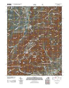 Sherando 2011 topographic map thumbnail