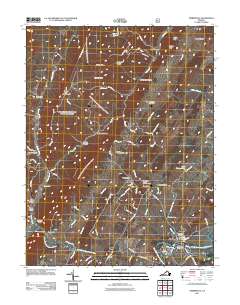 Timberville 2011 topographic map thumbnail