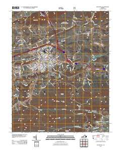 Wytheville 2011 topographic map thumbnail