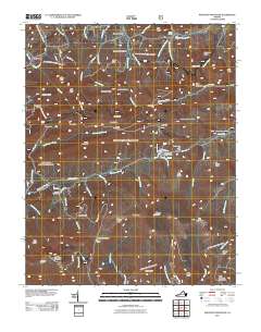 Whitetop Mountain 2011 topographic map thumbnail