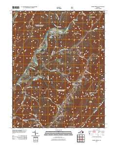 Warm Springs 2011 topographic map thumbnail