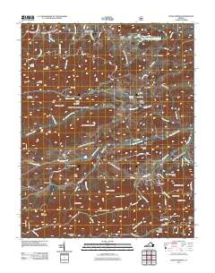 Cedar Springs 2011 topographic map thumbnail