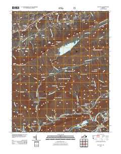 Saltville 2011 topographic map thumbnail