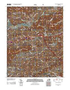 Max Meadows 2011 topographic map thumbnail