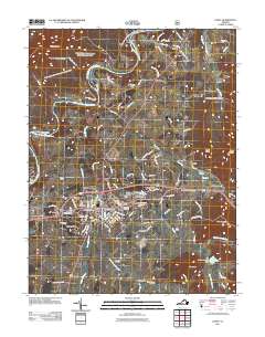 Luray 2011 topographic map thumbnail