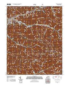 Benham 2011 topographic map thumbnail